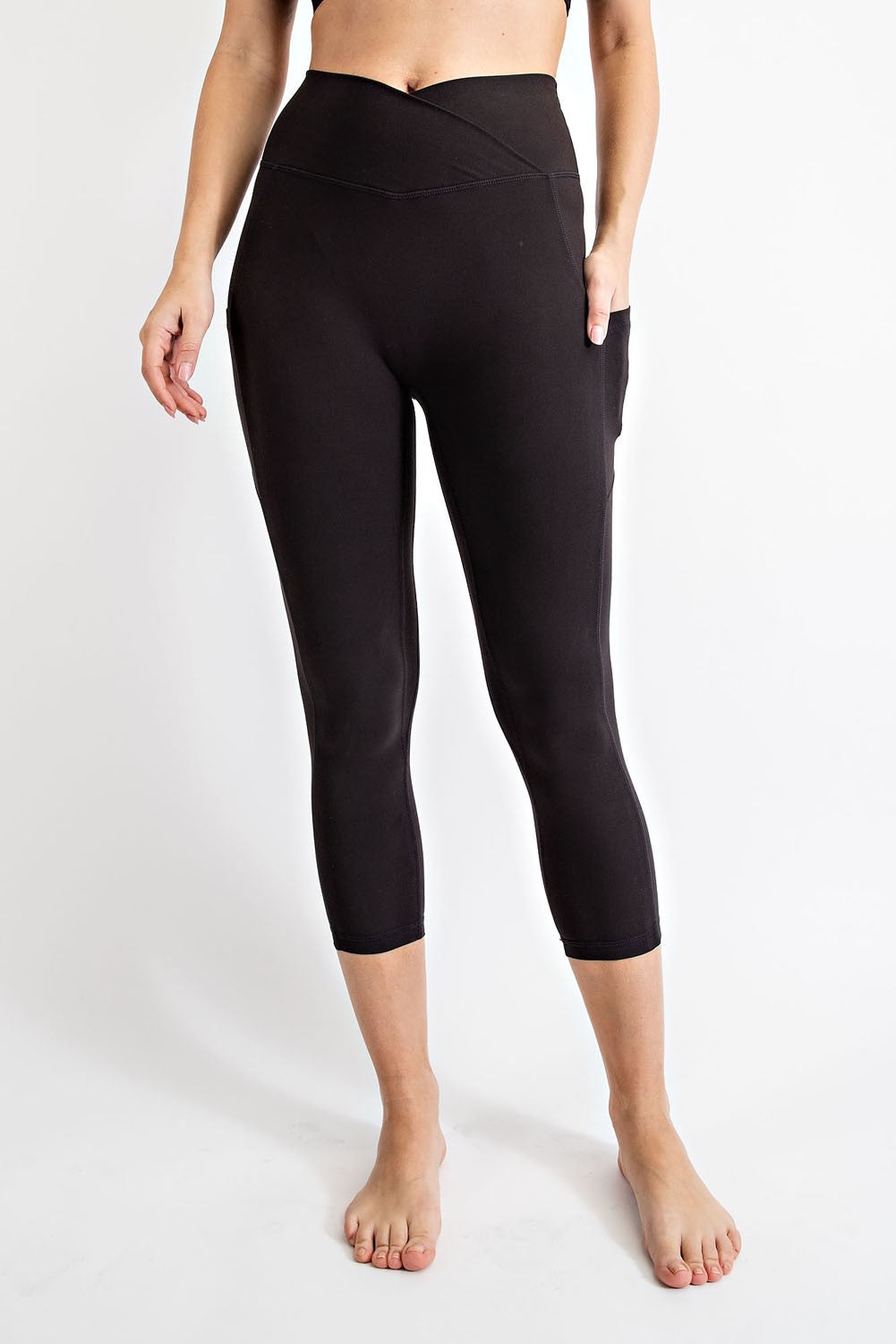 Crossover Capri Leggings