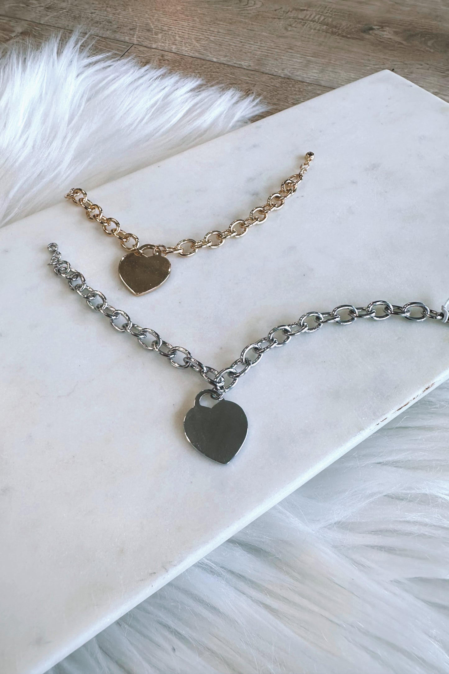 Heart Charm Bracelet