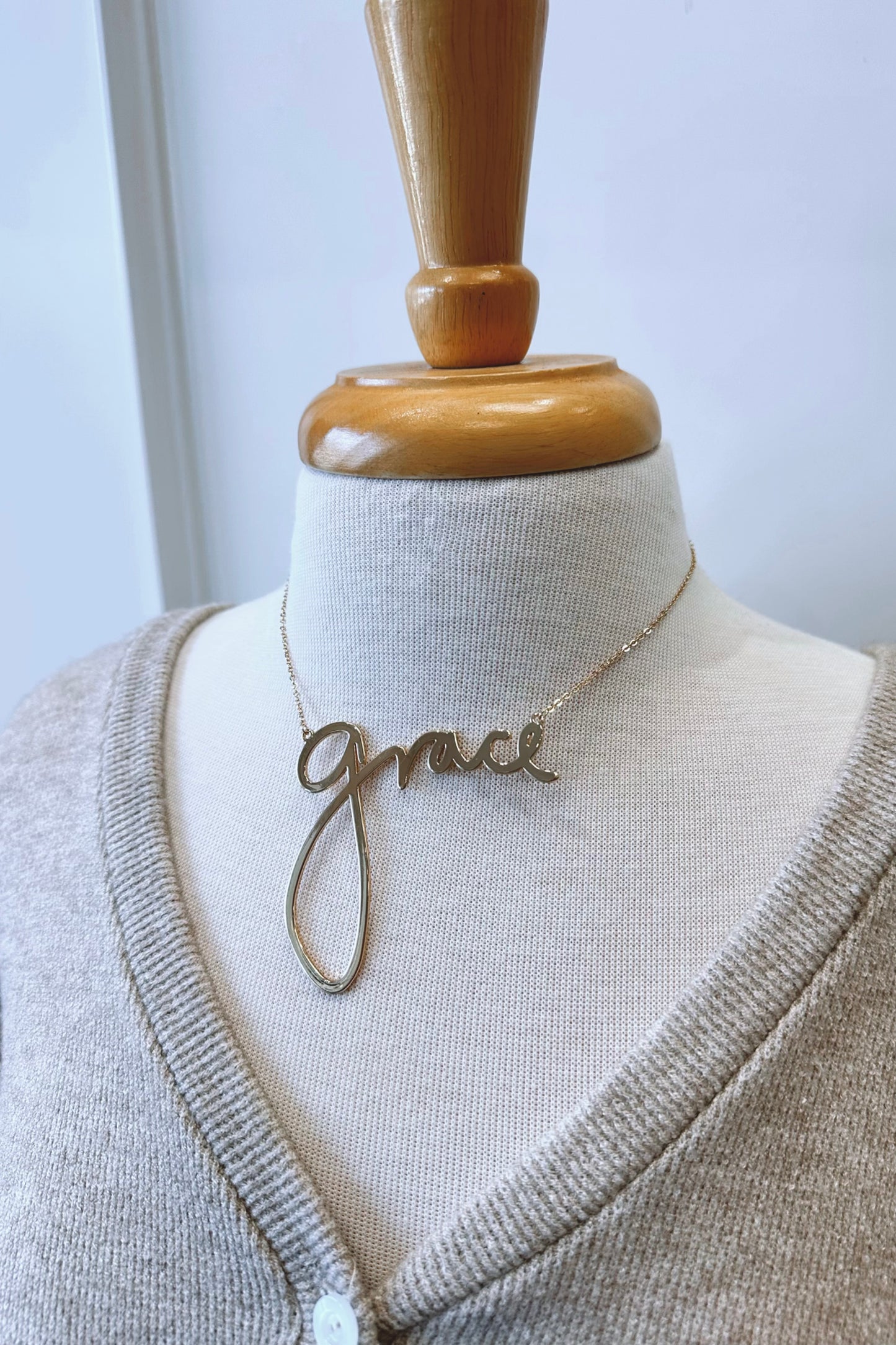 Cursive Necklace