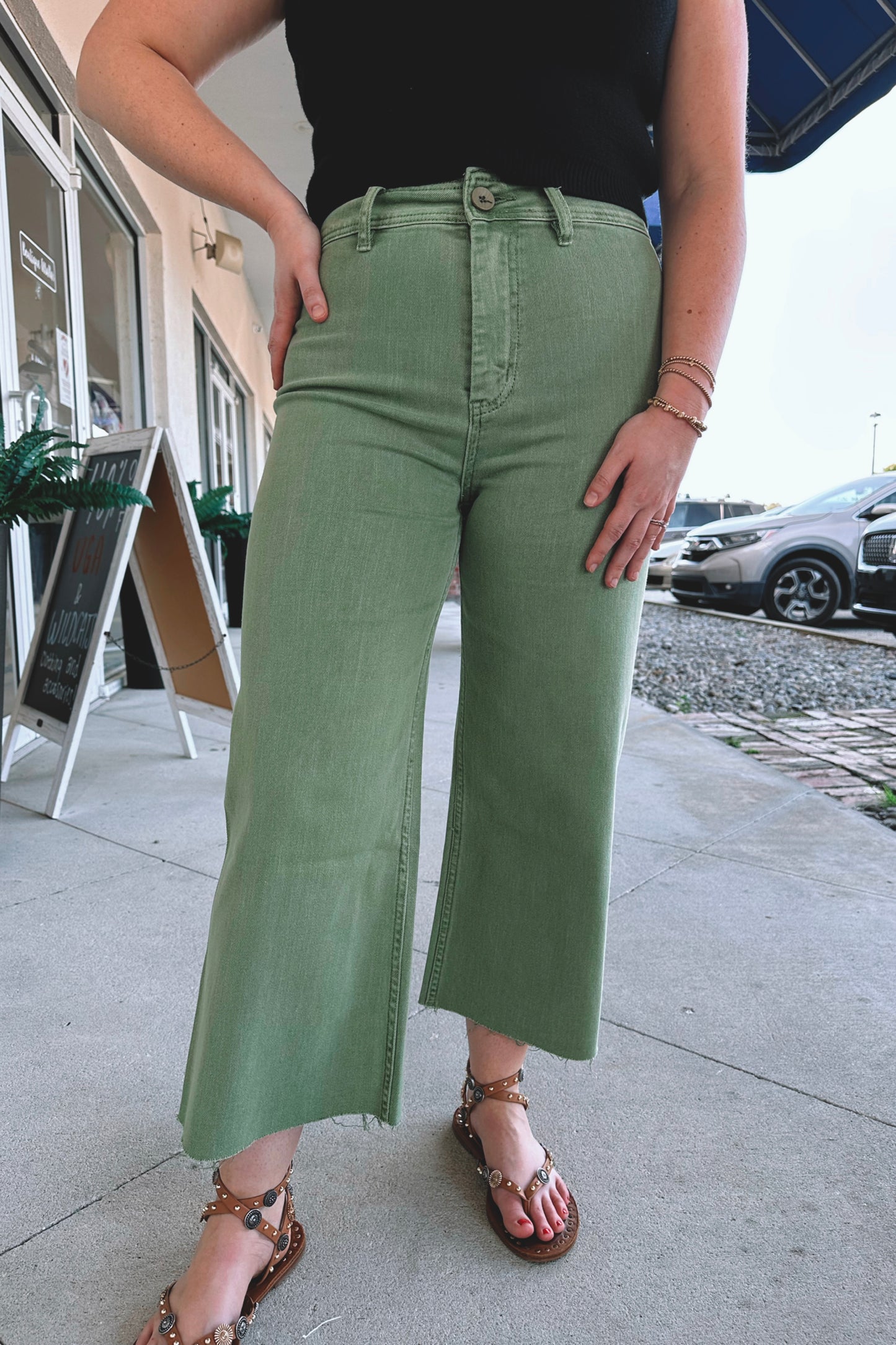 Sage Cropped Pant