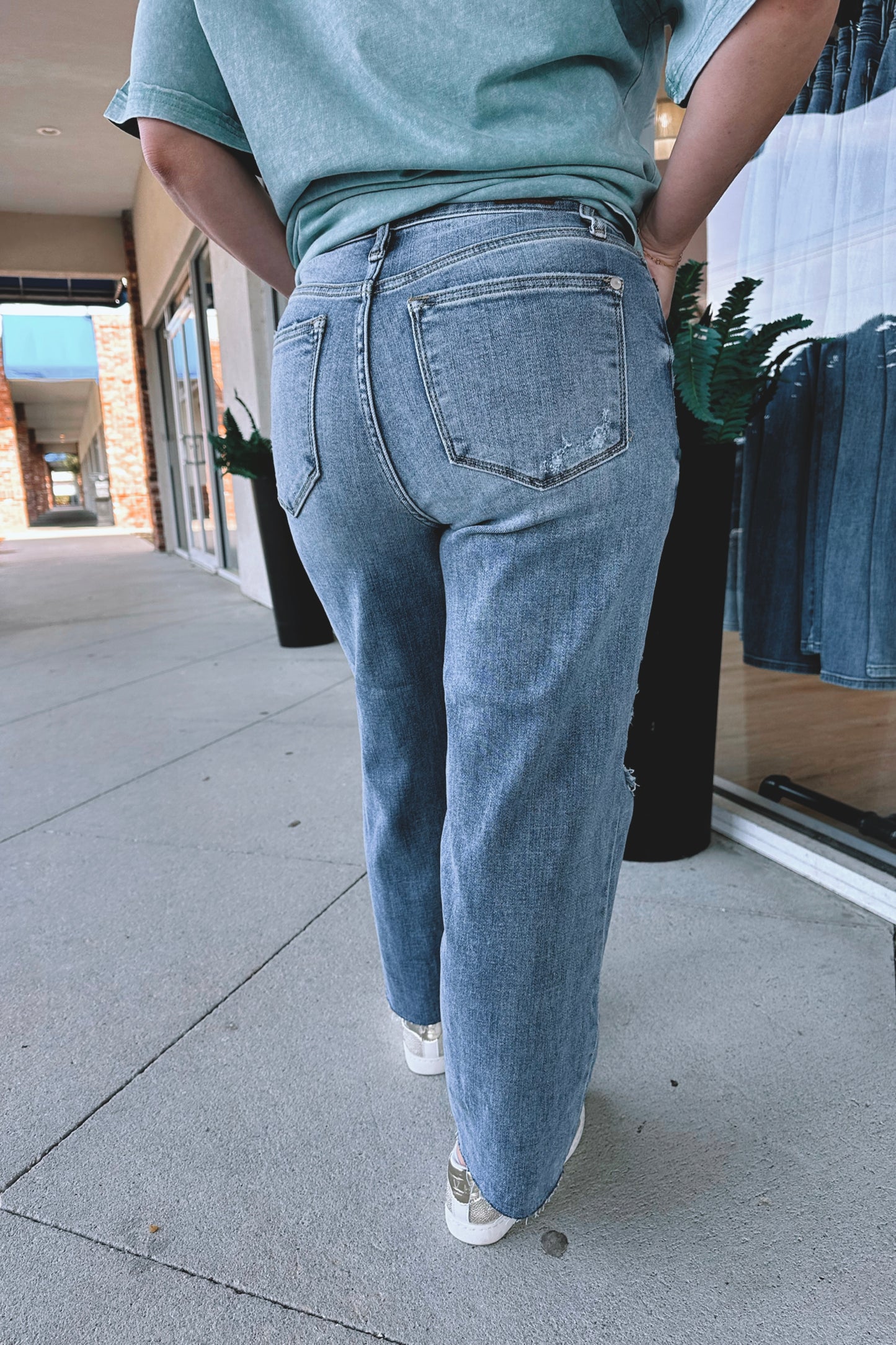 Destroyed Crop Jean