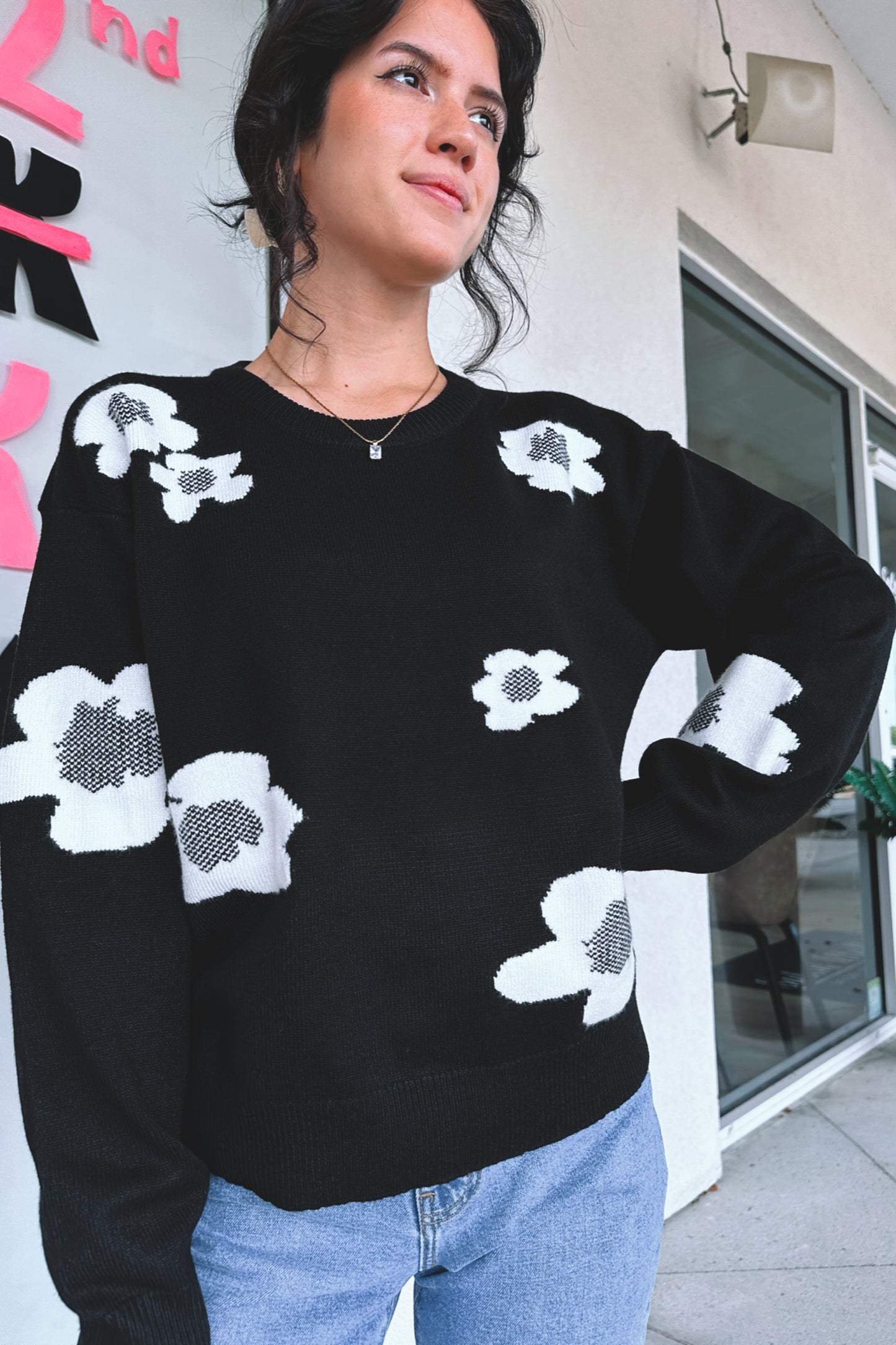 Fletcher Floral Sweater