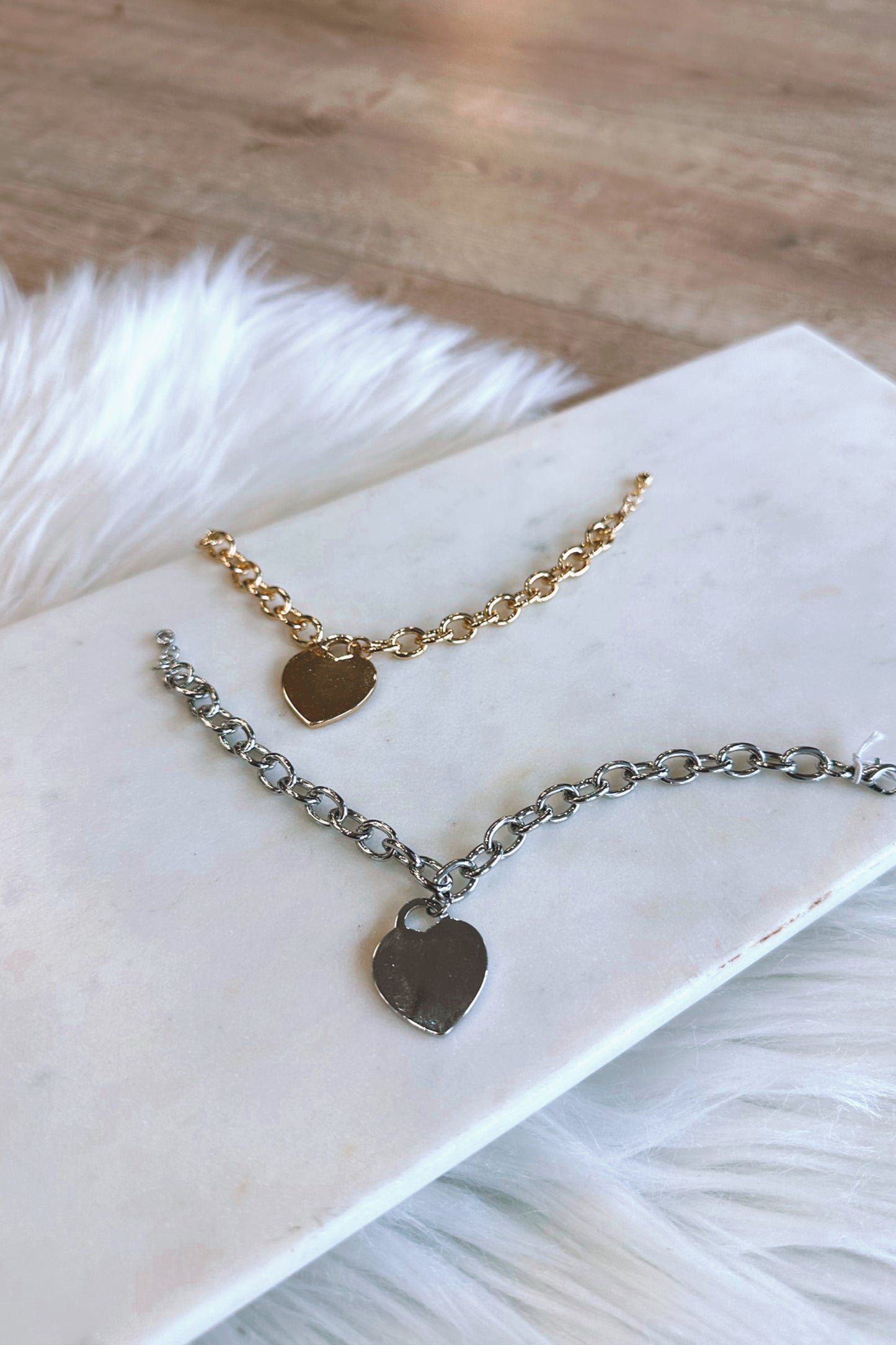 Heart Charm Bracelet