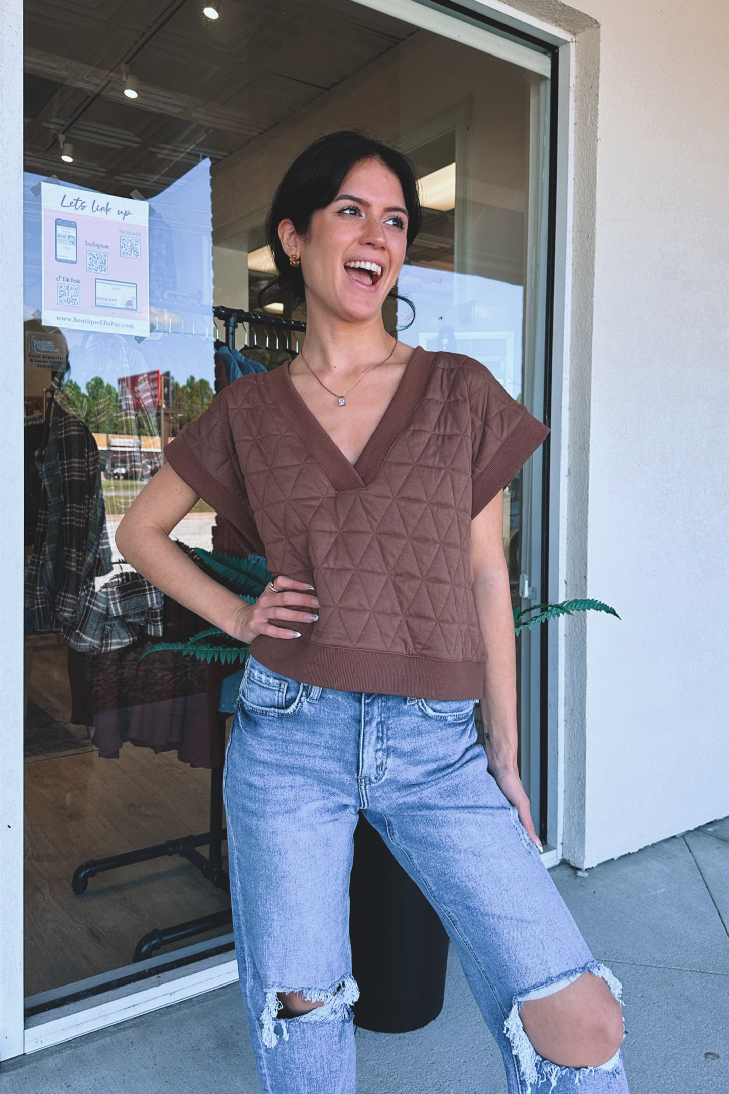 Quilted Cozy Top