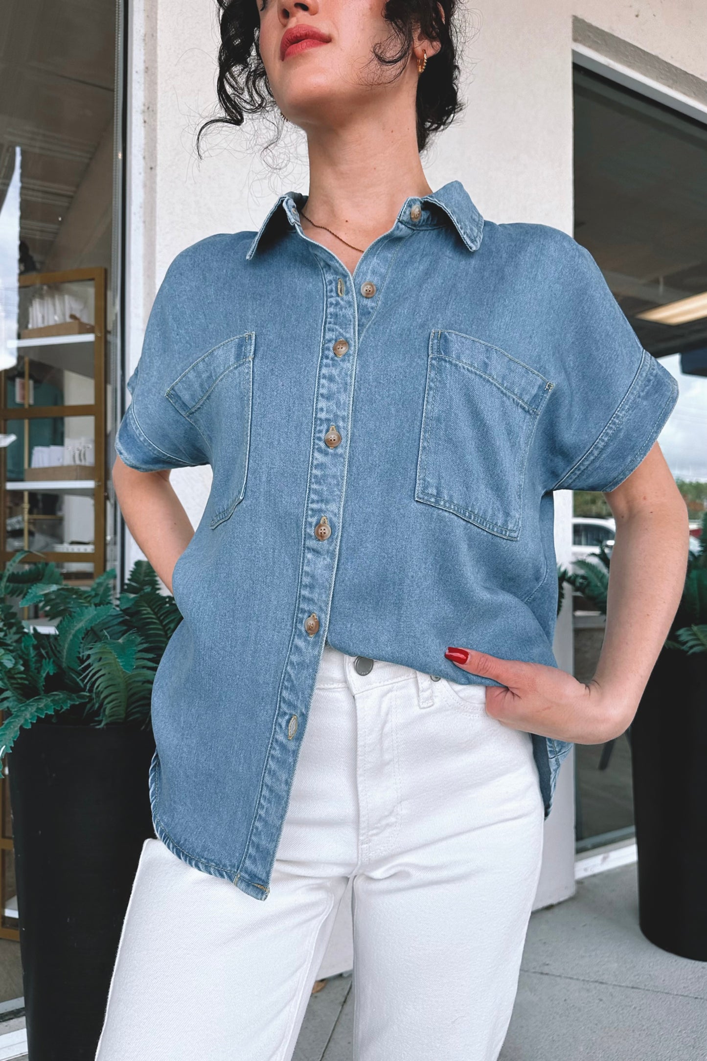 Jessie Button-Down Top