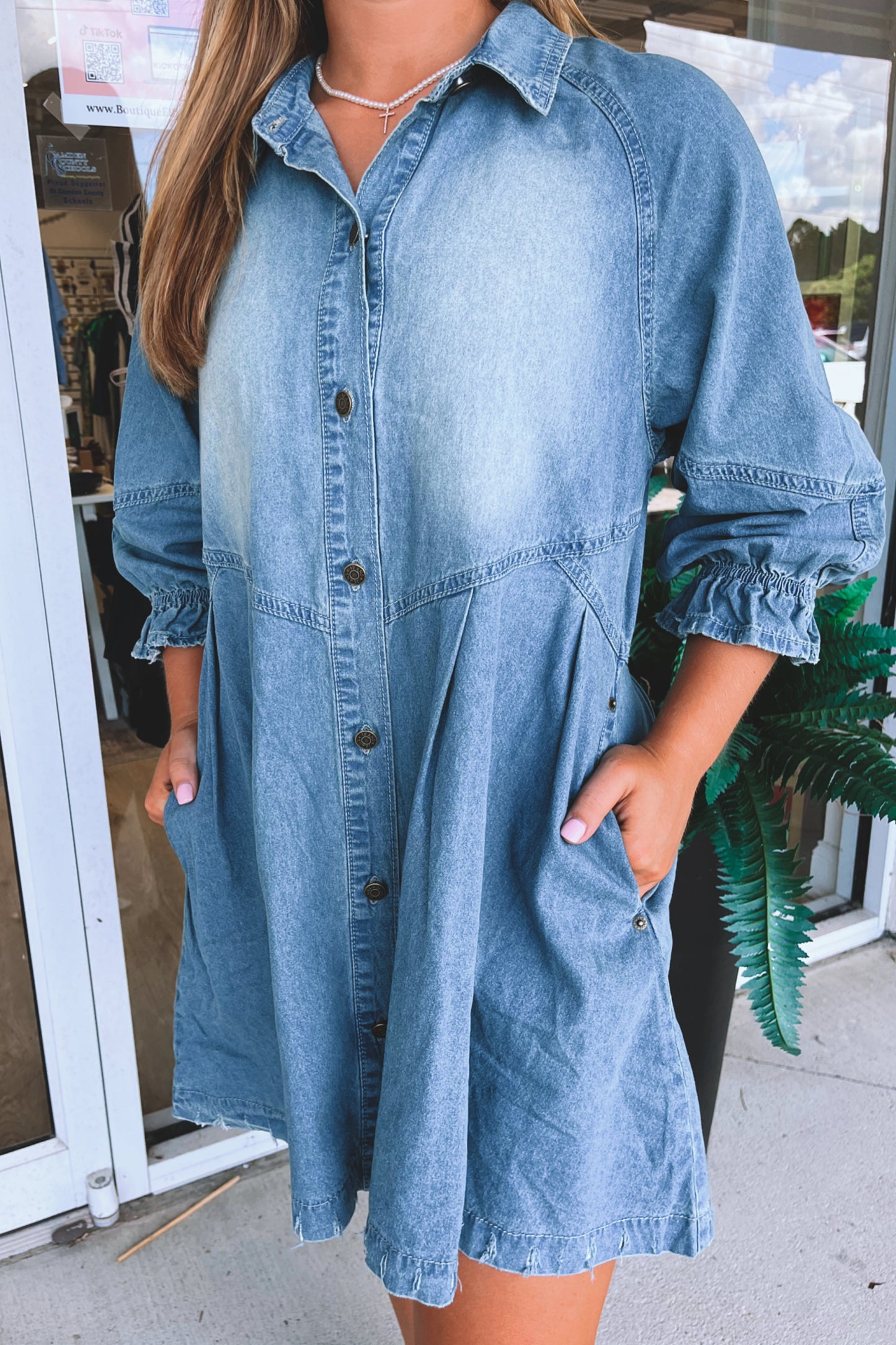 Signature Denim Dress