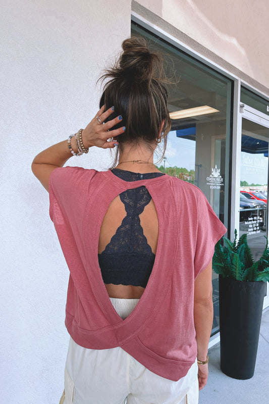 Open Back Tee