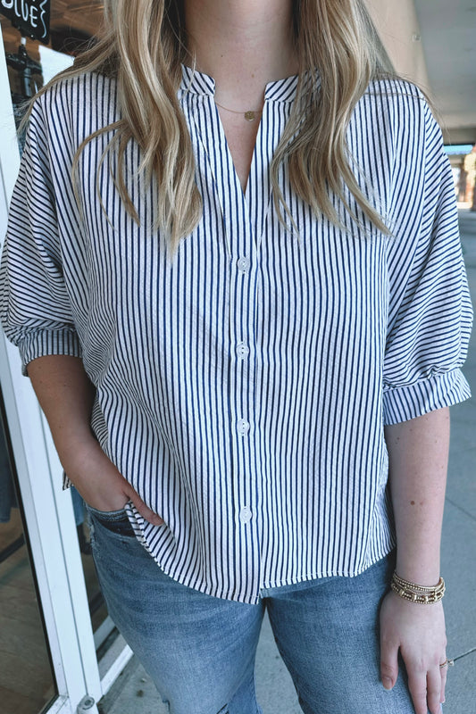 Coasting Striped Top