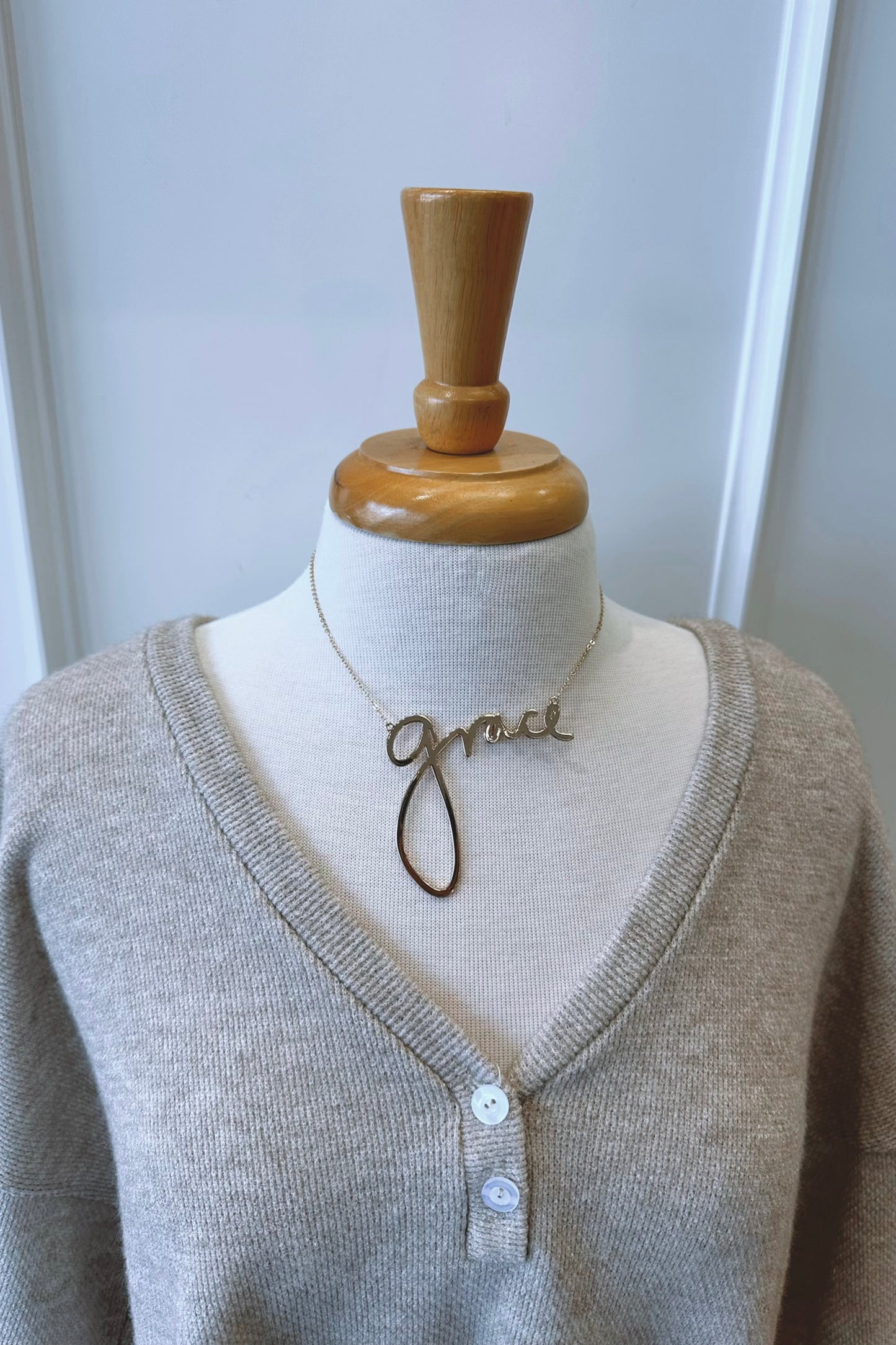 Cursive Necklace