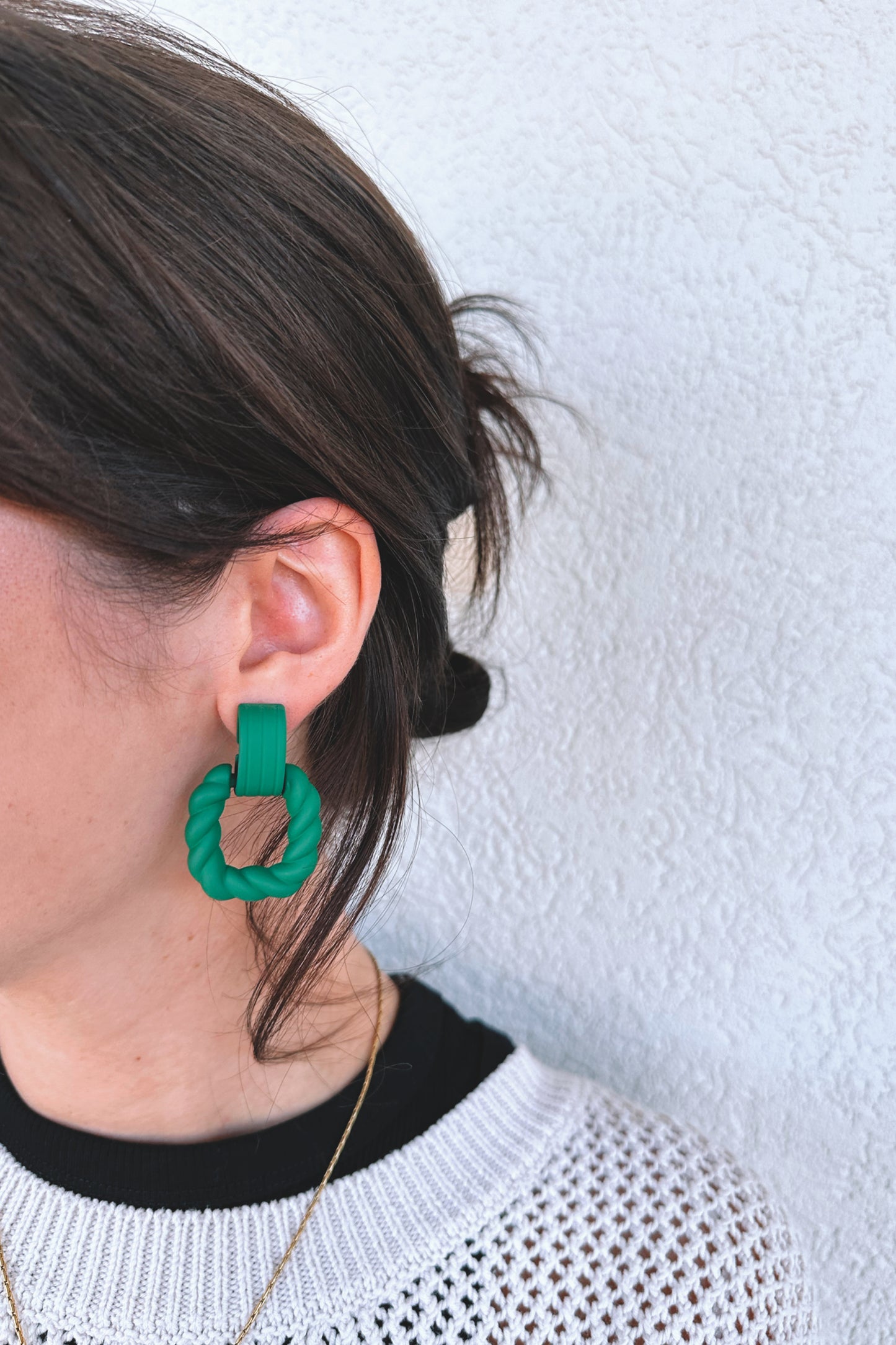 Clay Twist Earrings