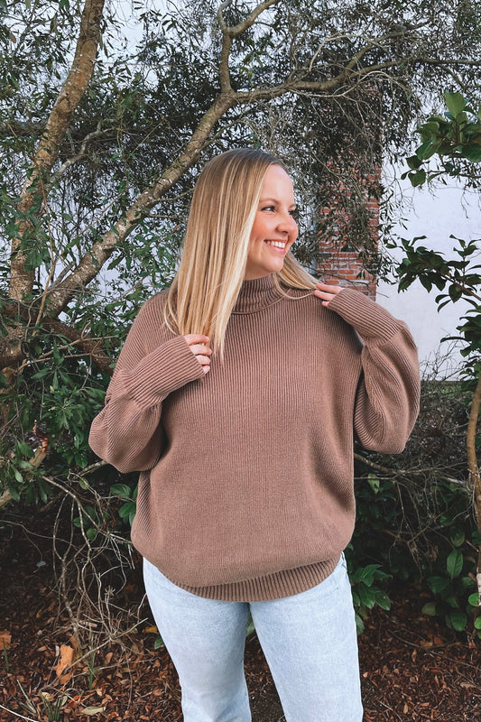 Nessa Mock-Neck Sweater