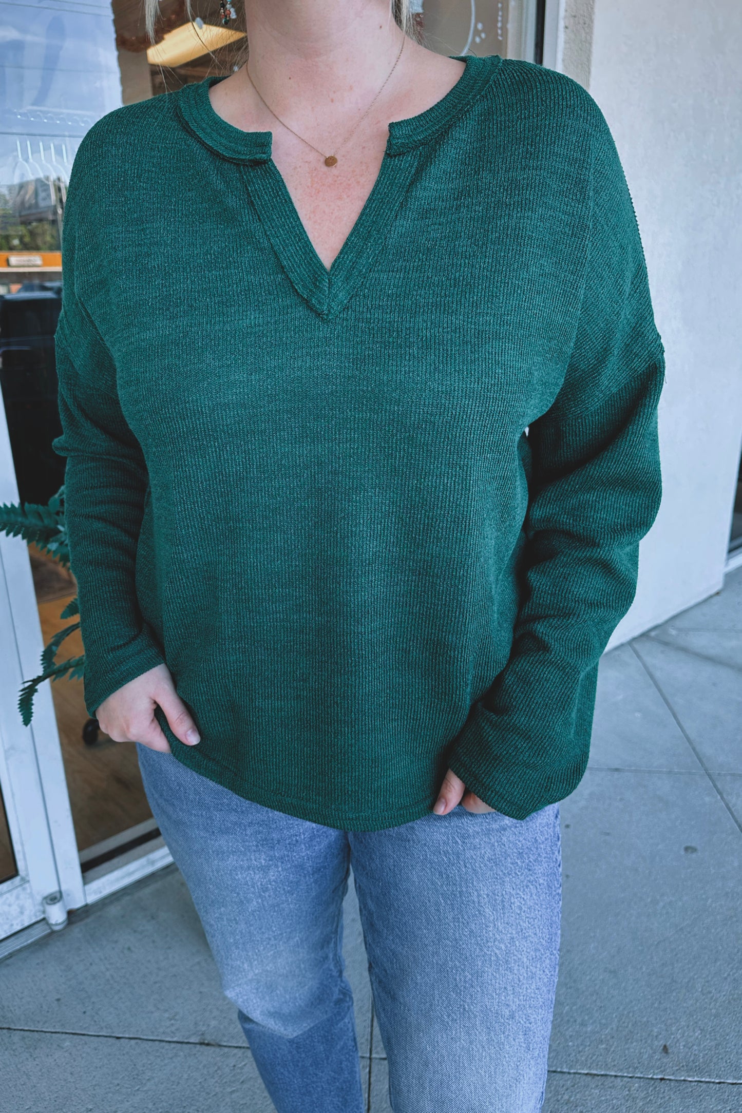 Nash Notch-Neck Top