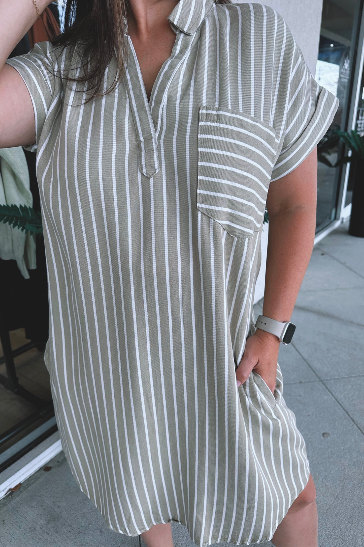 Bungalow Striped Dress