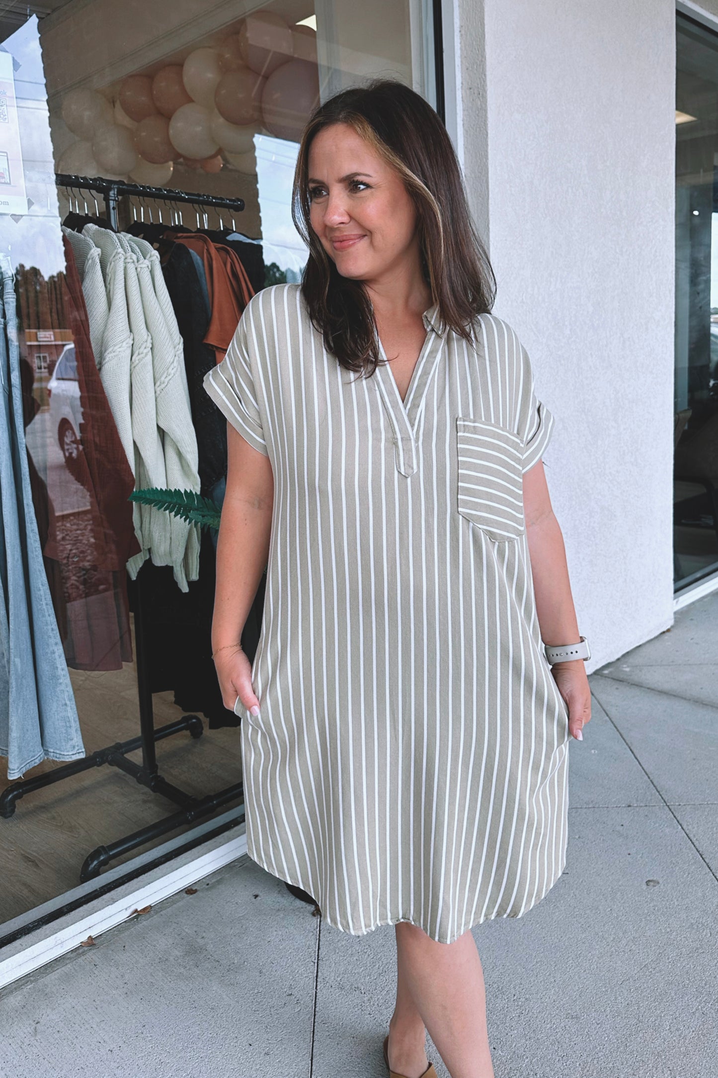 Bungalow Striped Dress