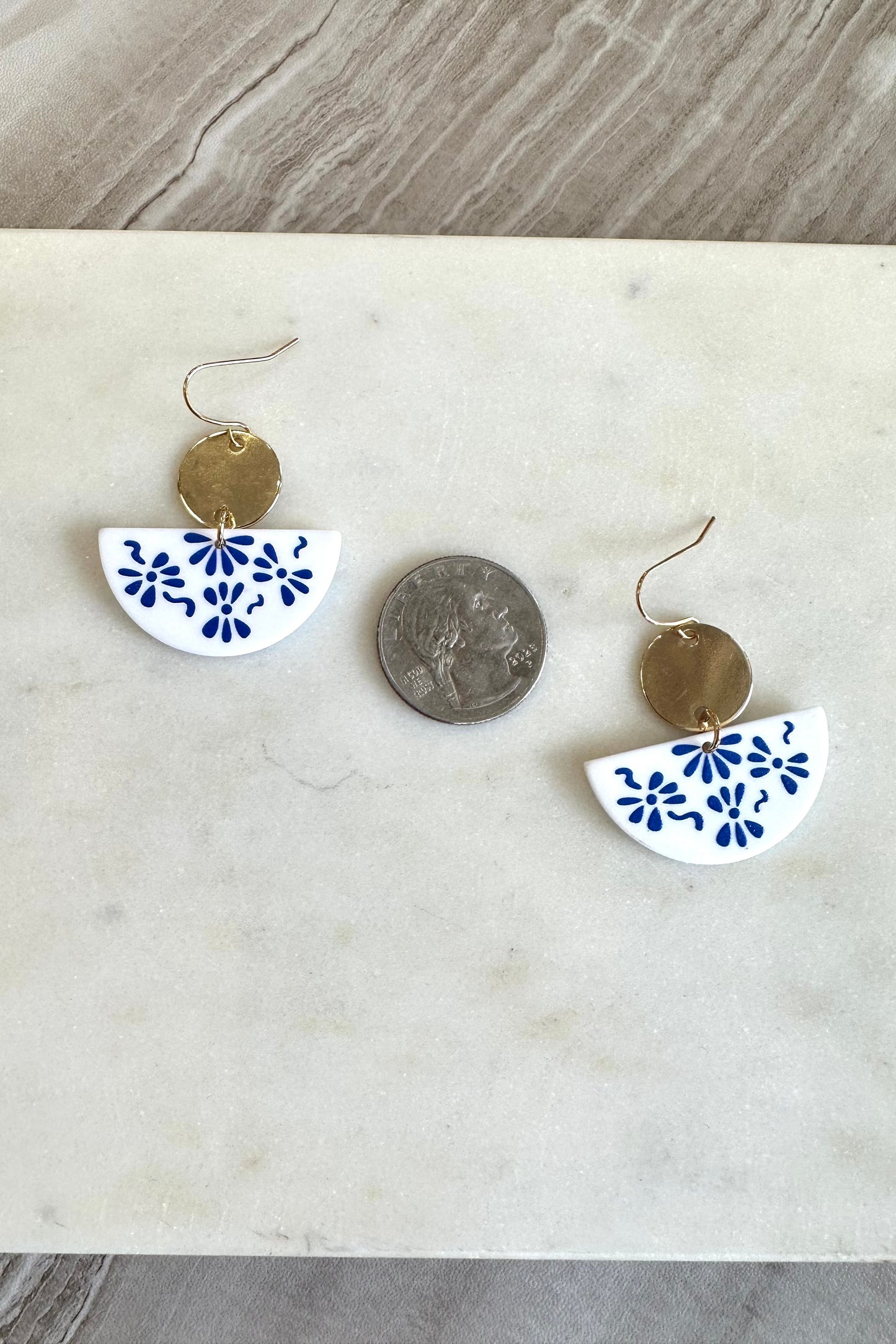 Greece Fan Earrings