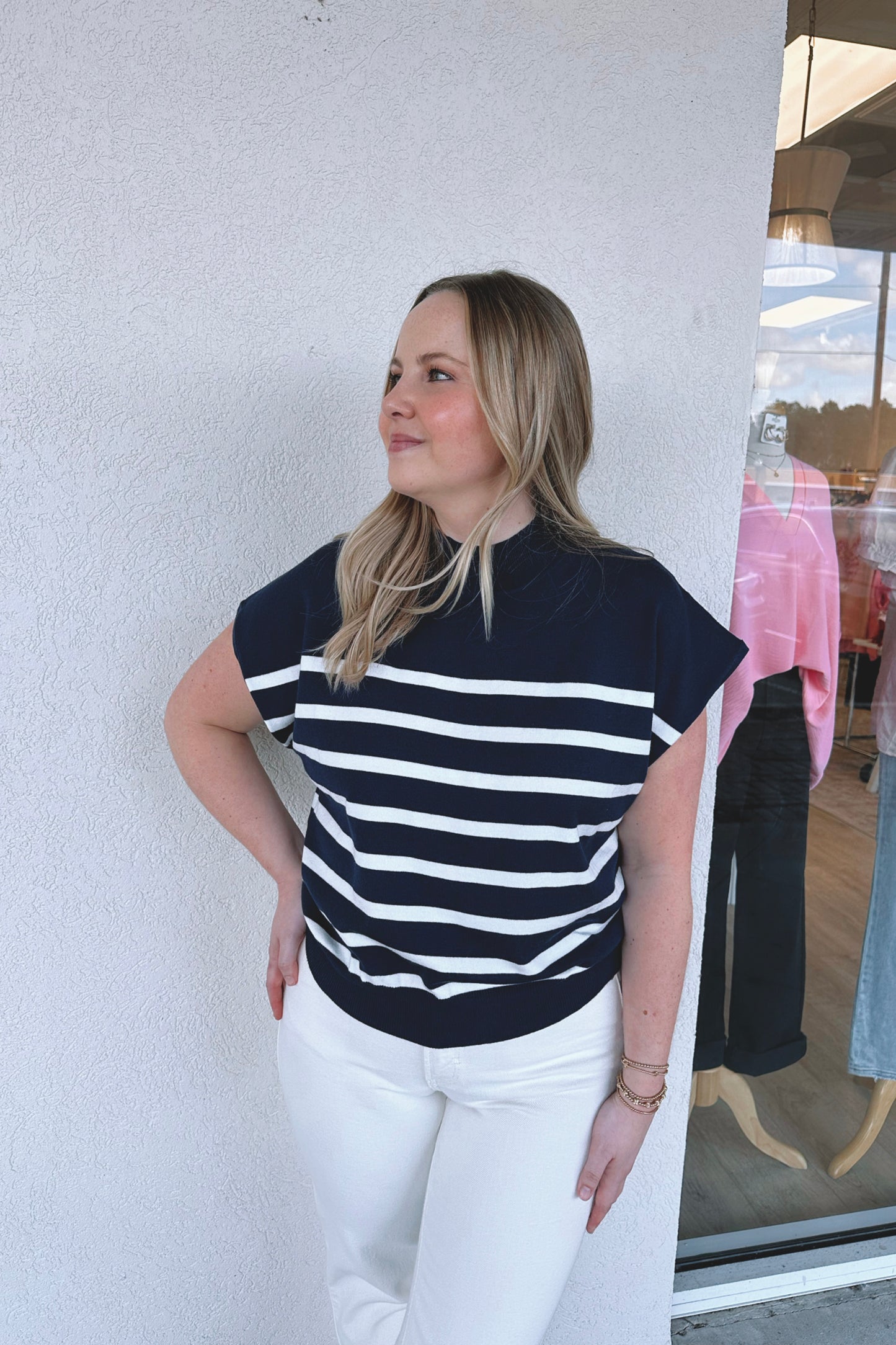 Natalie Striped Top