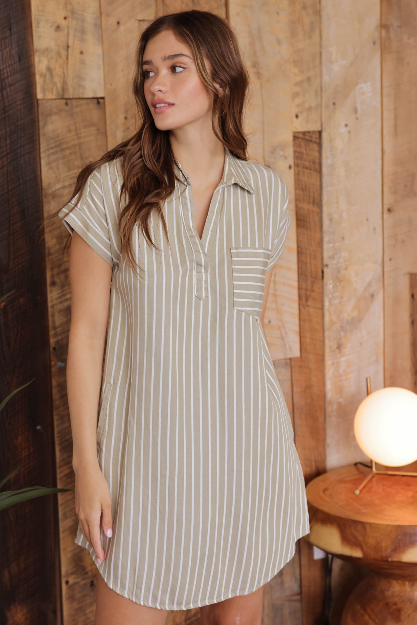 Bungalow Striped Dress