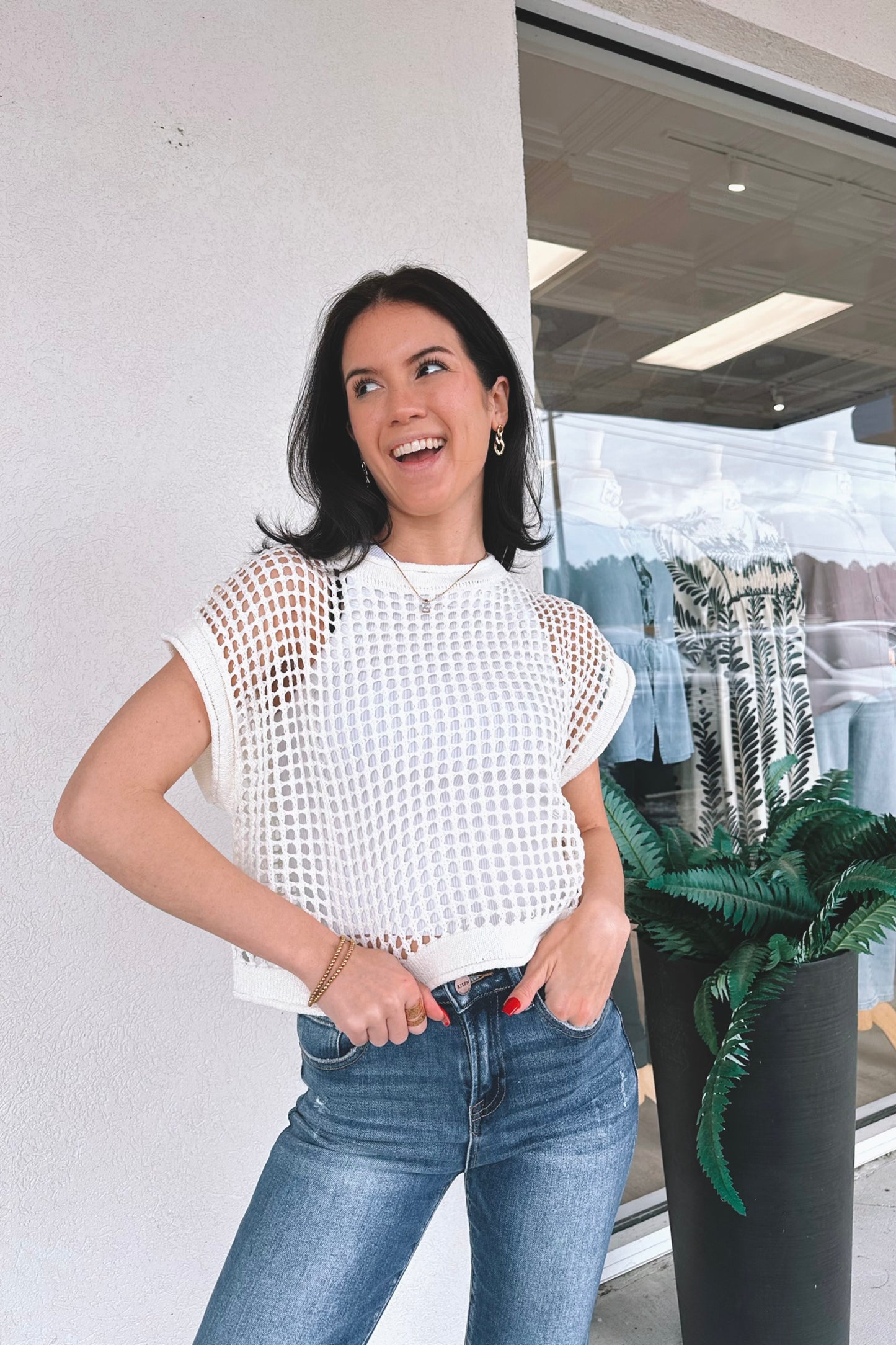 Cleo Crochet Top