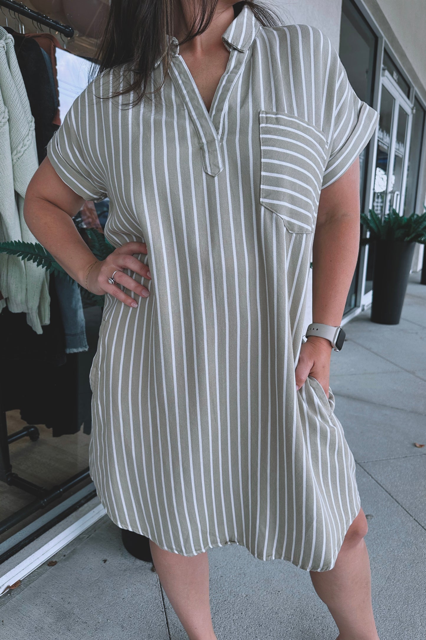 Bungalow Striped Dress