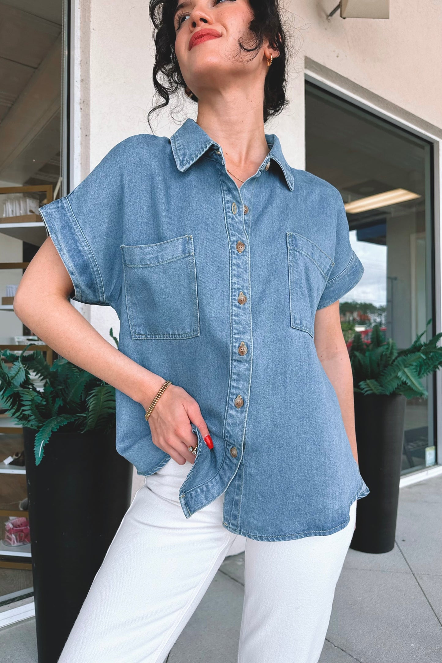 Jessie Button-Down Top