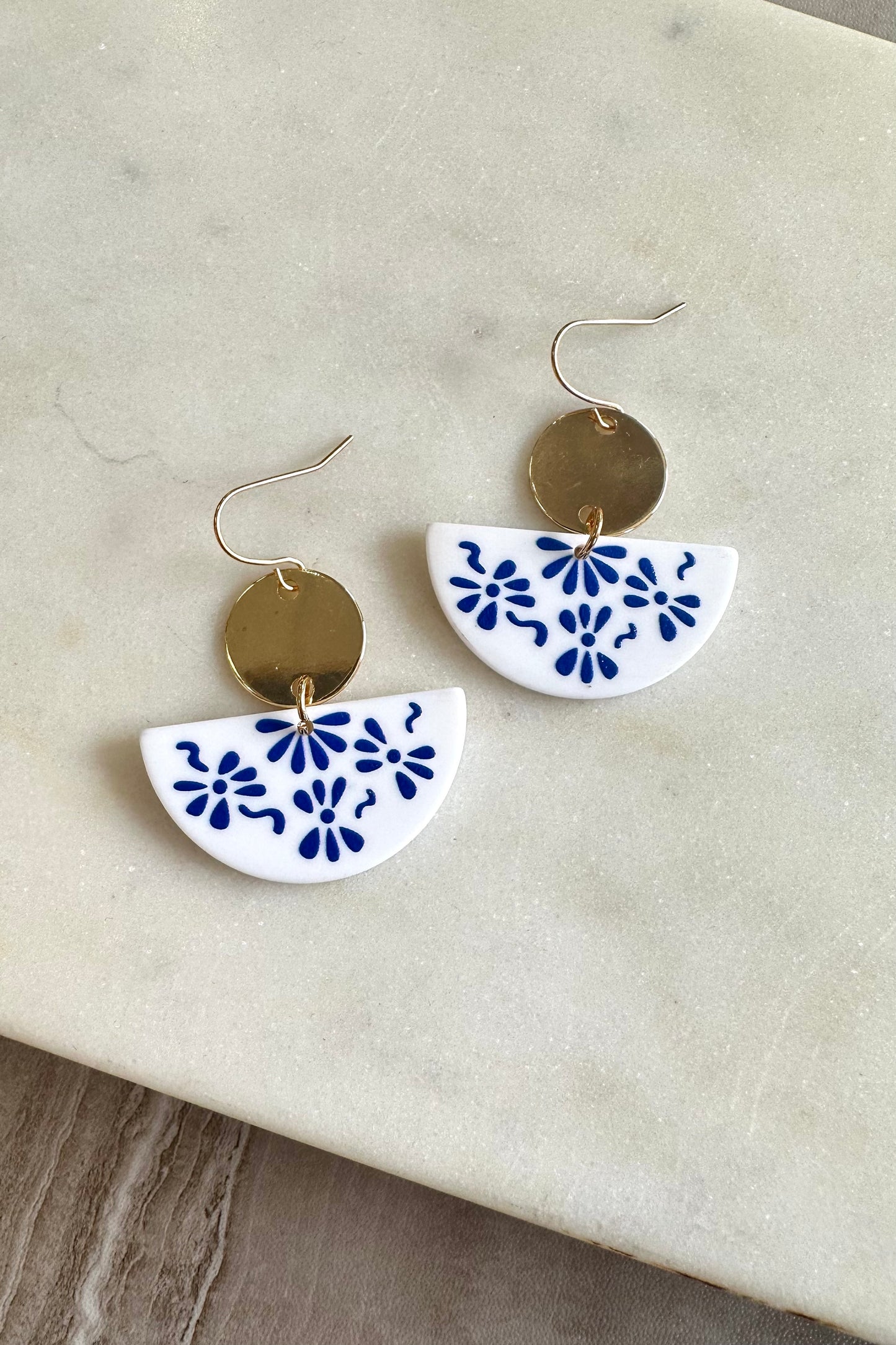 Greece Fan Earrings