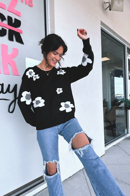 Fletcher Floral Sweater