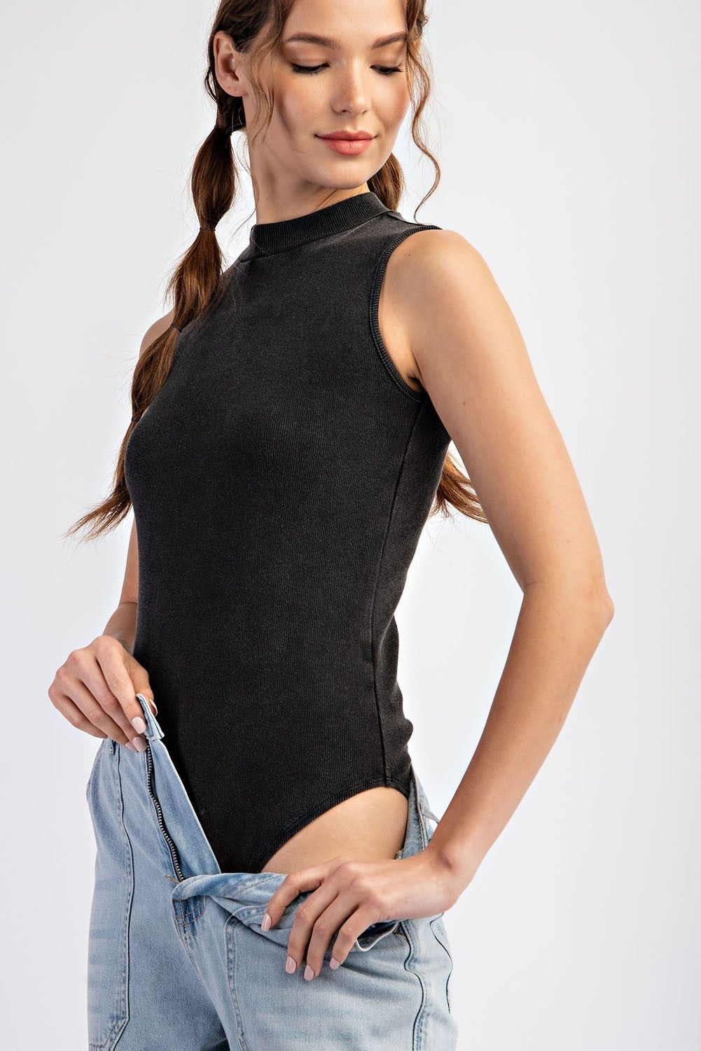 Missy Mock-Neck Bodysuit