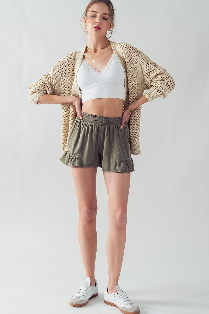 Reyna Ruffle Short (Juniors Sizing)